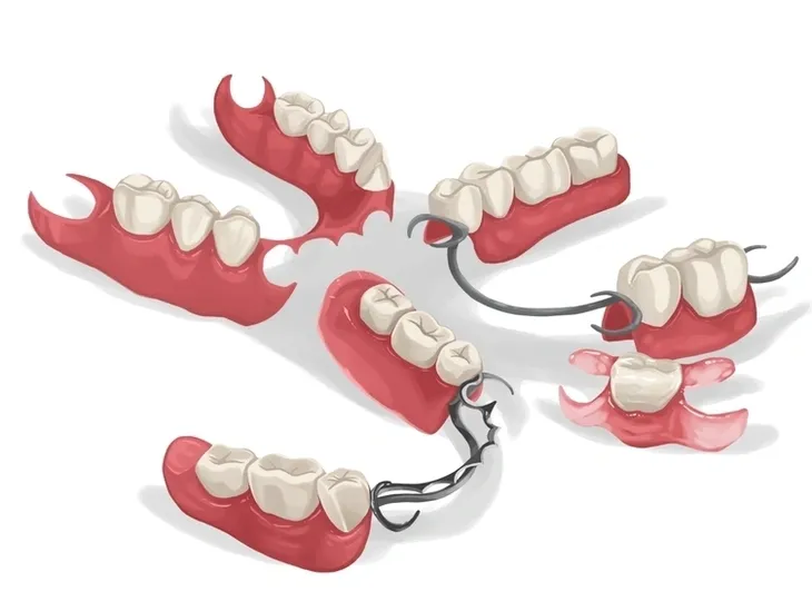 Removable partial dentures